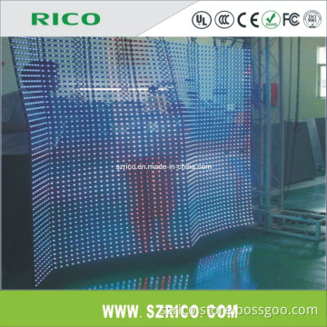 P6mm Flexible Curtain LED Display Screen